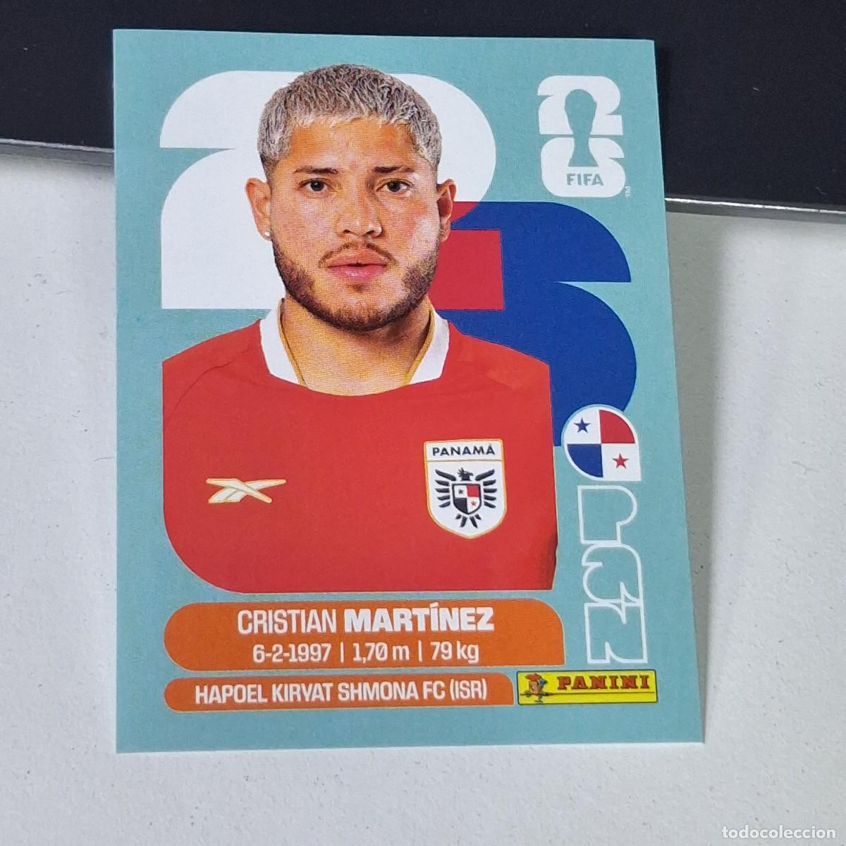 Football Stickers: B26 PAN10 CRISTIAN MART&Iacute;NEZ 10 PANAM&Aacute; PAN MUND PANAM&Aacute; PAN MUNDIAL FIFA WORLD CUP 2026 STICKER PANINI