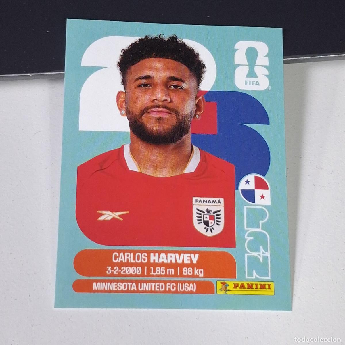 Football Stickers: B26 PAN 15 PAN15 CARLOS HARVEY PANAM&Aacute; PAN MUNDIAL FIFA WORLD CUP 2026 STICKER PANINI