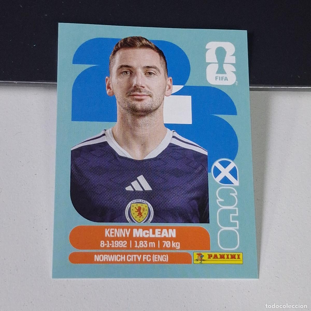 Cartes &agrave; collectionner de Football: B26 SCO16 KENNY MCLEAN 16 ESCOCIA SCOTLAND SCO MUNDIAL FIFA WORLD CUP 2026 STICKER PANINI