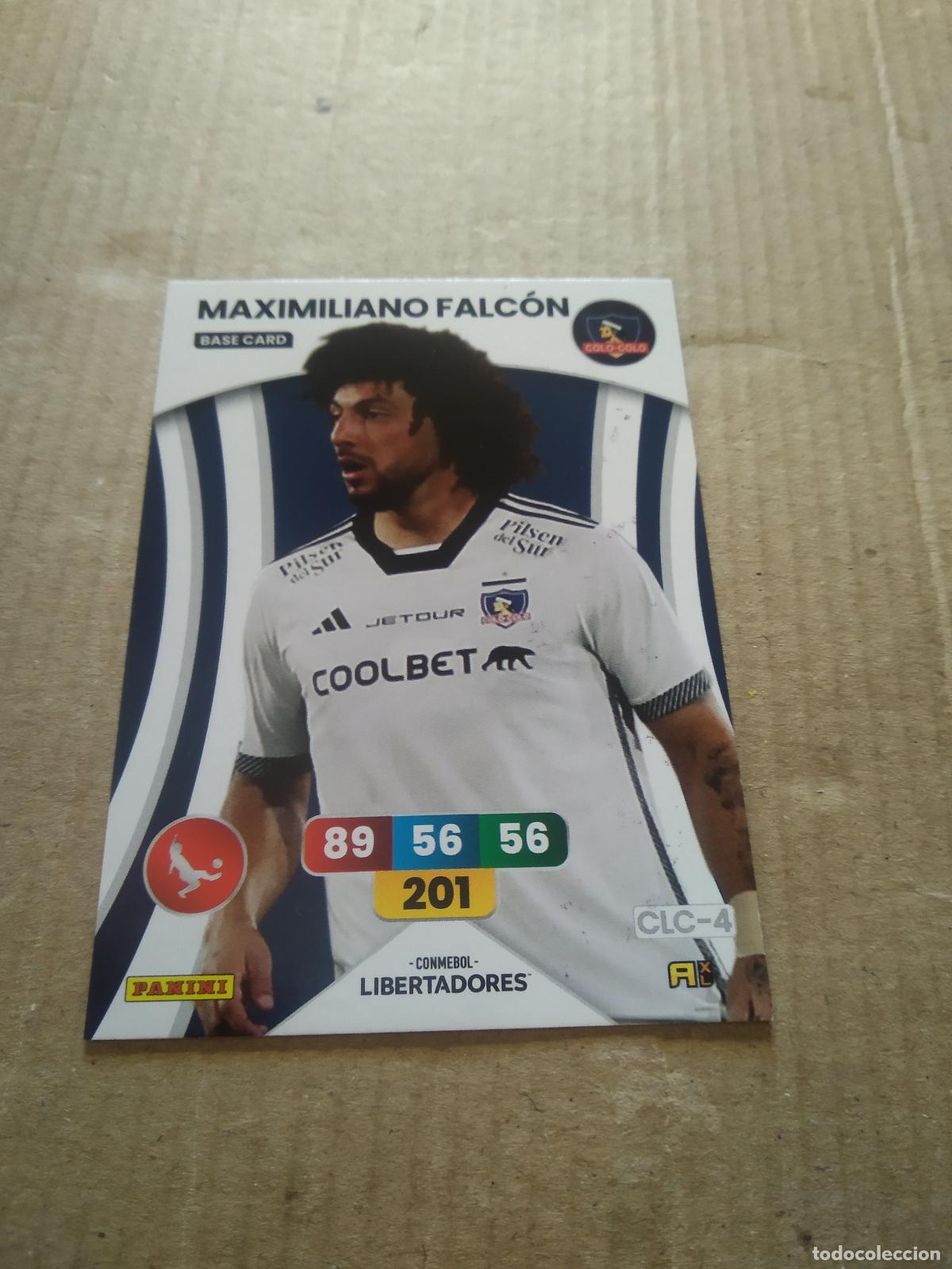 Cartes &agrave; collectionner de Football: MAXIMILIANO FALCON COLO-COLO CROMO FUTBOL PANINI ADRENALYN CONMEBOL LIBERTADORES SUDAMERICANA 2024