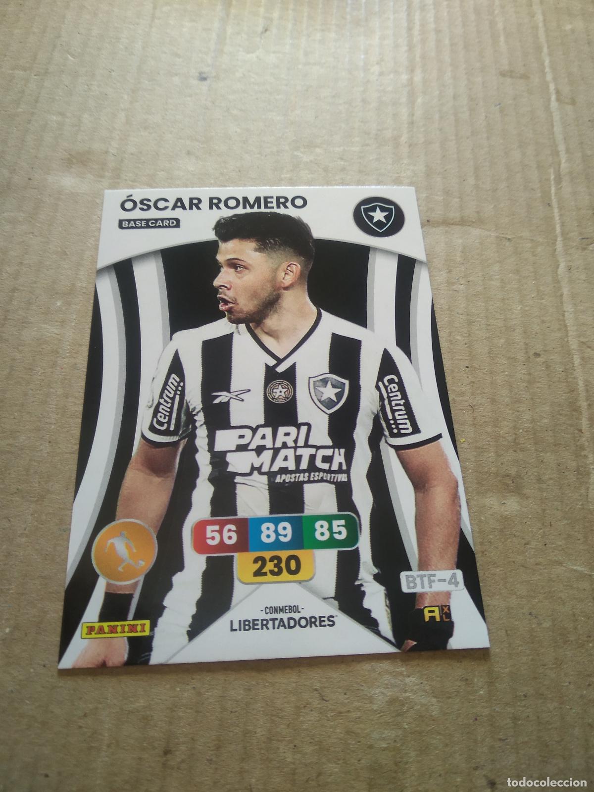 Cromos de Futebol: OSCAR ROMERO BOTAFOGO CROMO FUTBOL PANINI ADRENALYN CONMEBOL LIBERTADORES SUDAMERICANA 2024