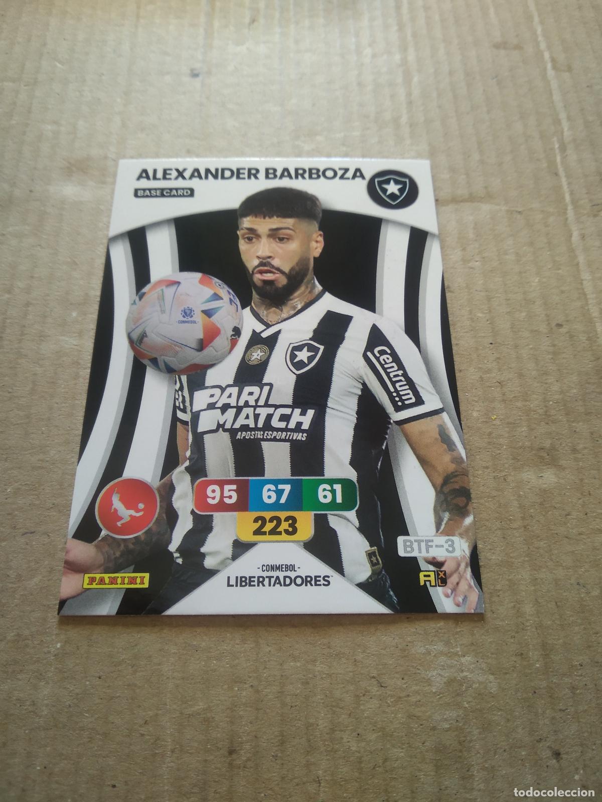 Cromos de Futebol: ALEXANDER BARBOZA BOTAFOGO CROMO FUTBOL PANINI ADRENALYN CONMEBOL LIBERTADORES SUDAMERICANA 2024