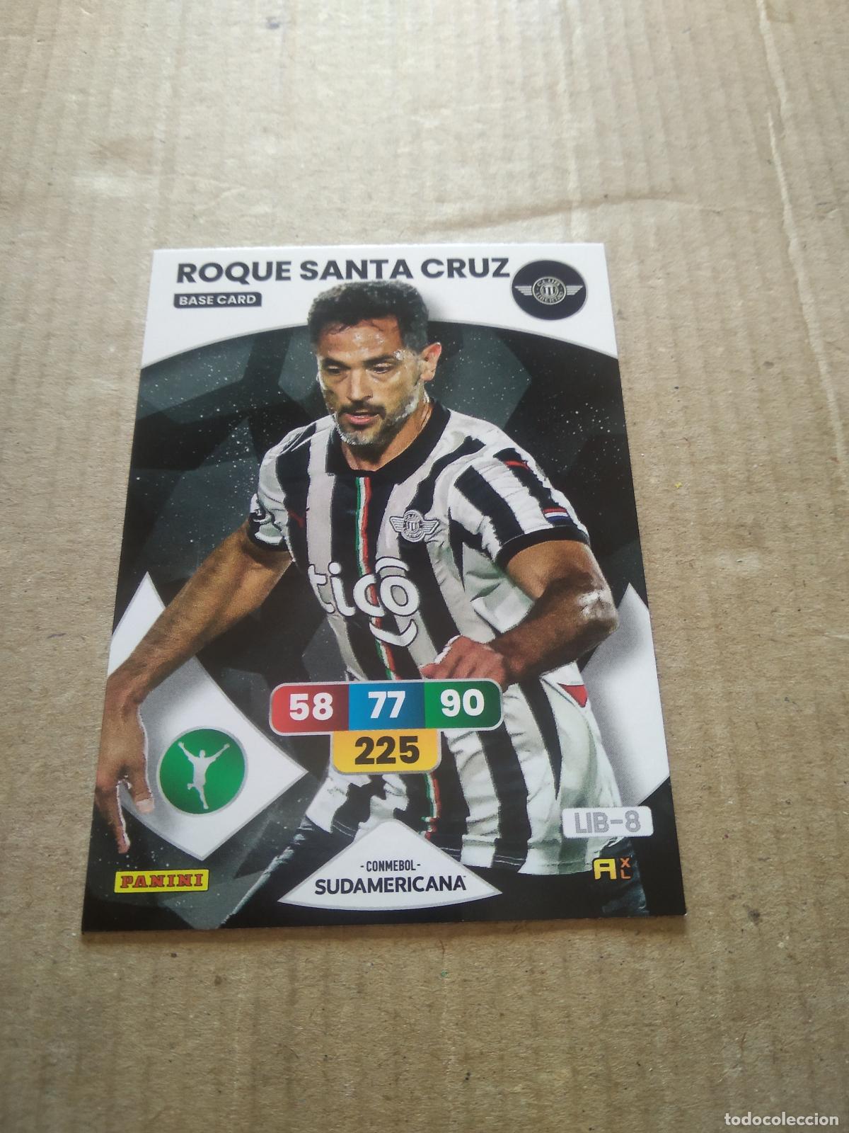 Cromos de F&uacute;tbol: ROQUE SANTA CRUZ CLUB LIBERTAD CROMO FUTBOL PANINI ADRENALYN CONMEBOL LIBERTADORES SUDAMERICANA 2024
