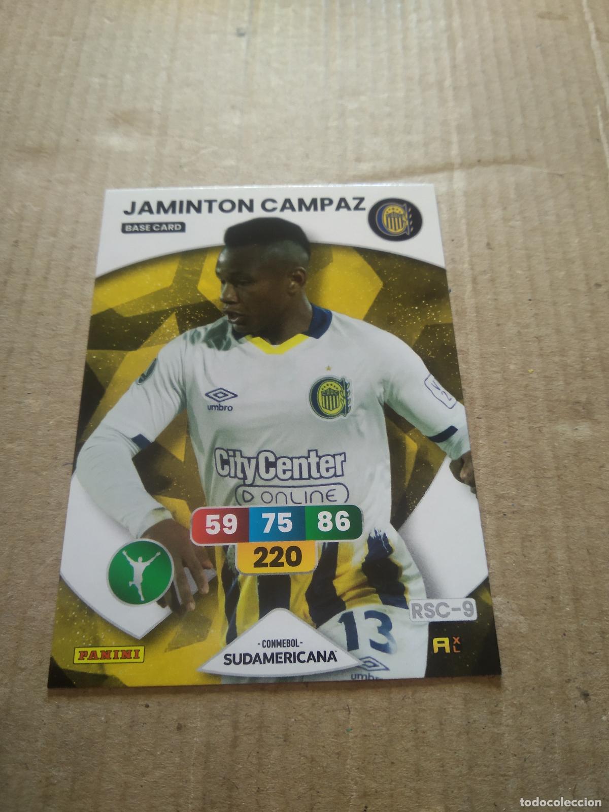 Cromos de F&uacute;tbol: JAMINTON CAMPAZ ROSARIO CROMO FUTBOL PANINI ADRENALYN CONMEBOL LIBERTADORES SUDAMERICANA 2024