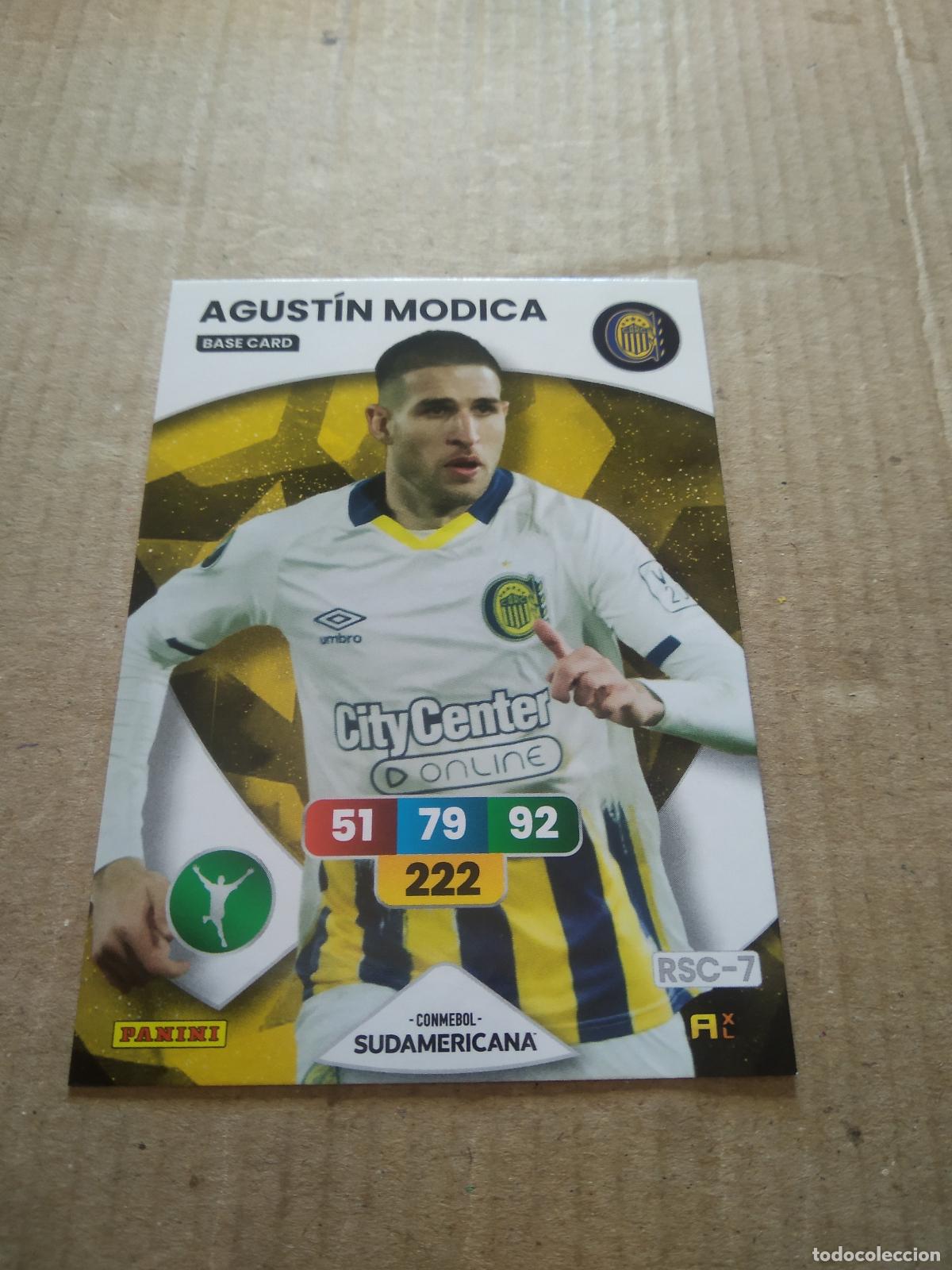 Cromos de F&uacute;tbol: AGUSTIN MODICA ROSARIO CROMO FUTBOL PANINI ADRENALYN CONMEBOL LIBERTADORES SUDAMERICANA 2024