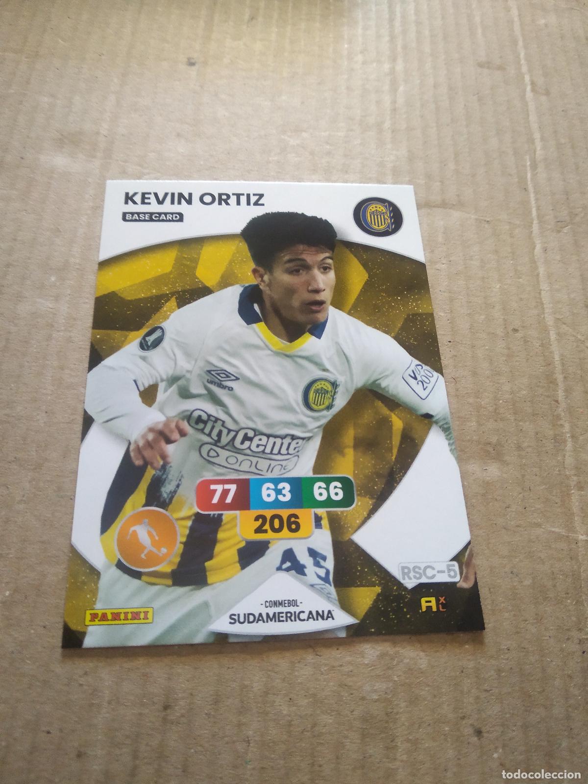 Cromos de F&uacute;tbol: KEVIN ORTIZ ROSARIO CROMO FUTBOL PANINI ADRENALYN CONMEBOL LIBERTADORES SUDAMERICANA 2024