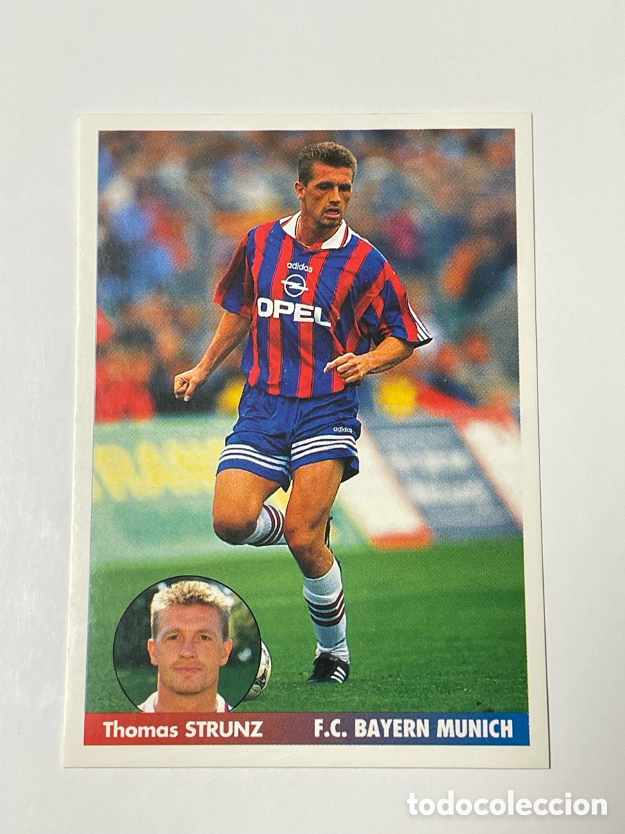 Cromos de F&uacute;tbol: Thomas Strunz Bayern Munich Los mejores equipos de Europa 1996/97 #59