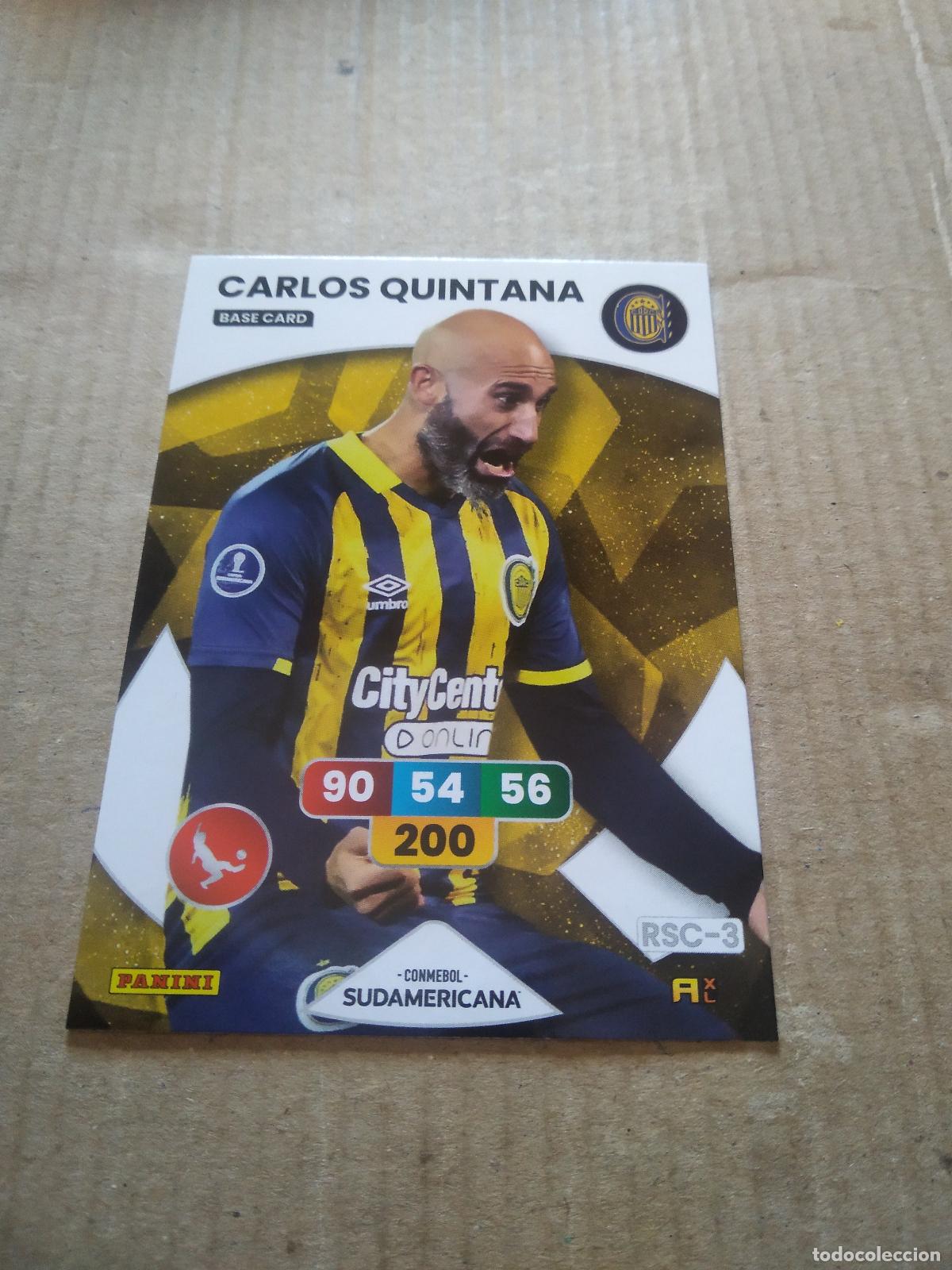 Cromos de F&uacute;tbol: CARLOS QUINTANA ROSARIO CROMO FUTBOL PANINI ADRENALYN CONMEBOL LIBERTADORES SUDAMERICANA 2024