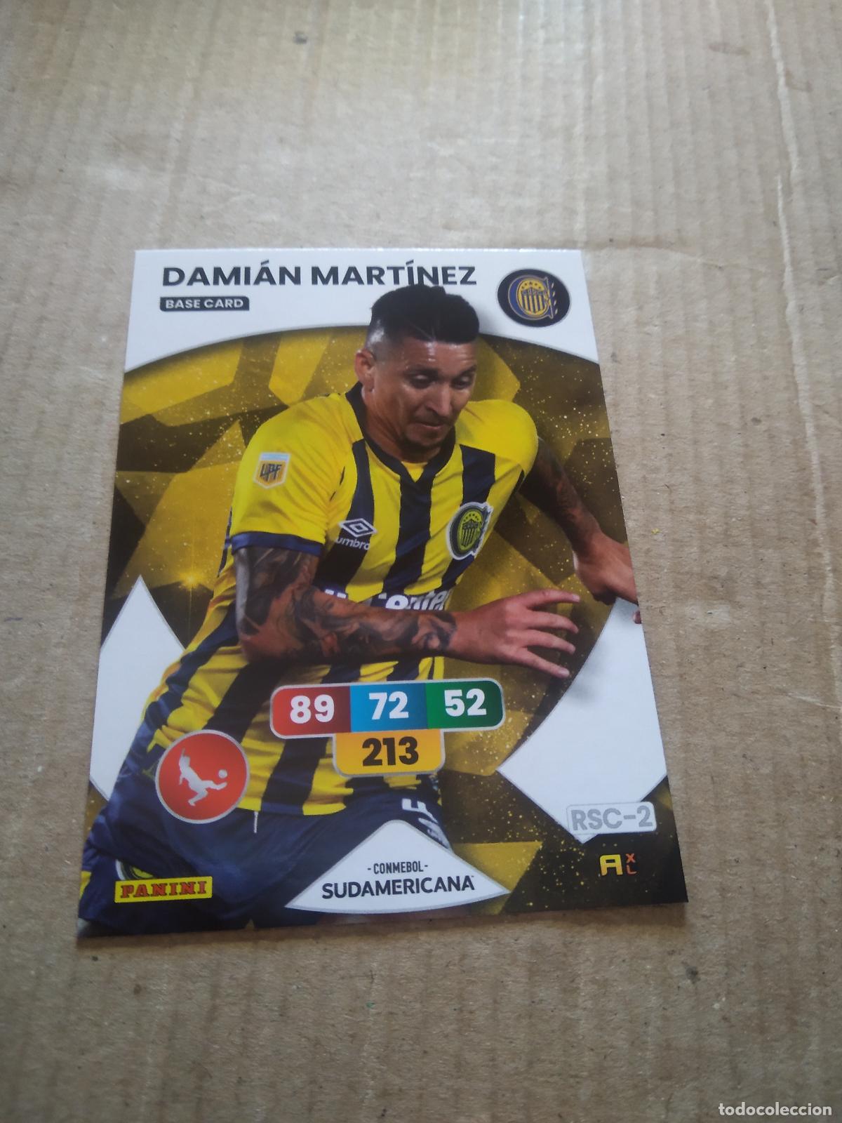 Cromos de F&uacute;tbol: DAMIAN MARTINEZ ROSARIO CROMO FUTBOL PANINI ADRENALYN CONMEBOL LIBERTADORES SUDAMERICANA 2024
