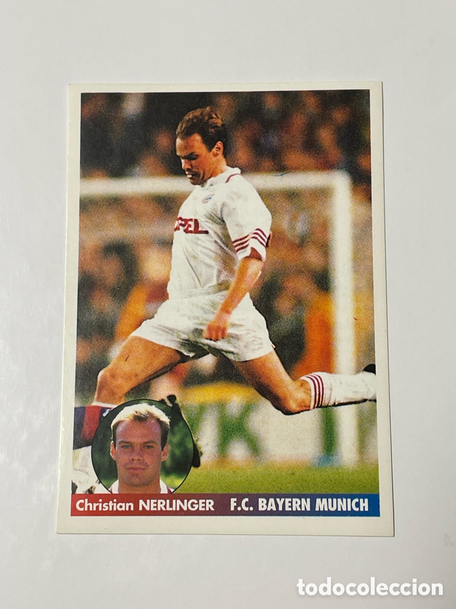 Cromos de F&uacute;tbol: Christian Nerlinger Bayern Munich Los mejores equipos de Europa 1996/97 #60