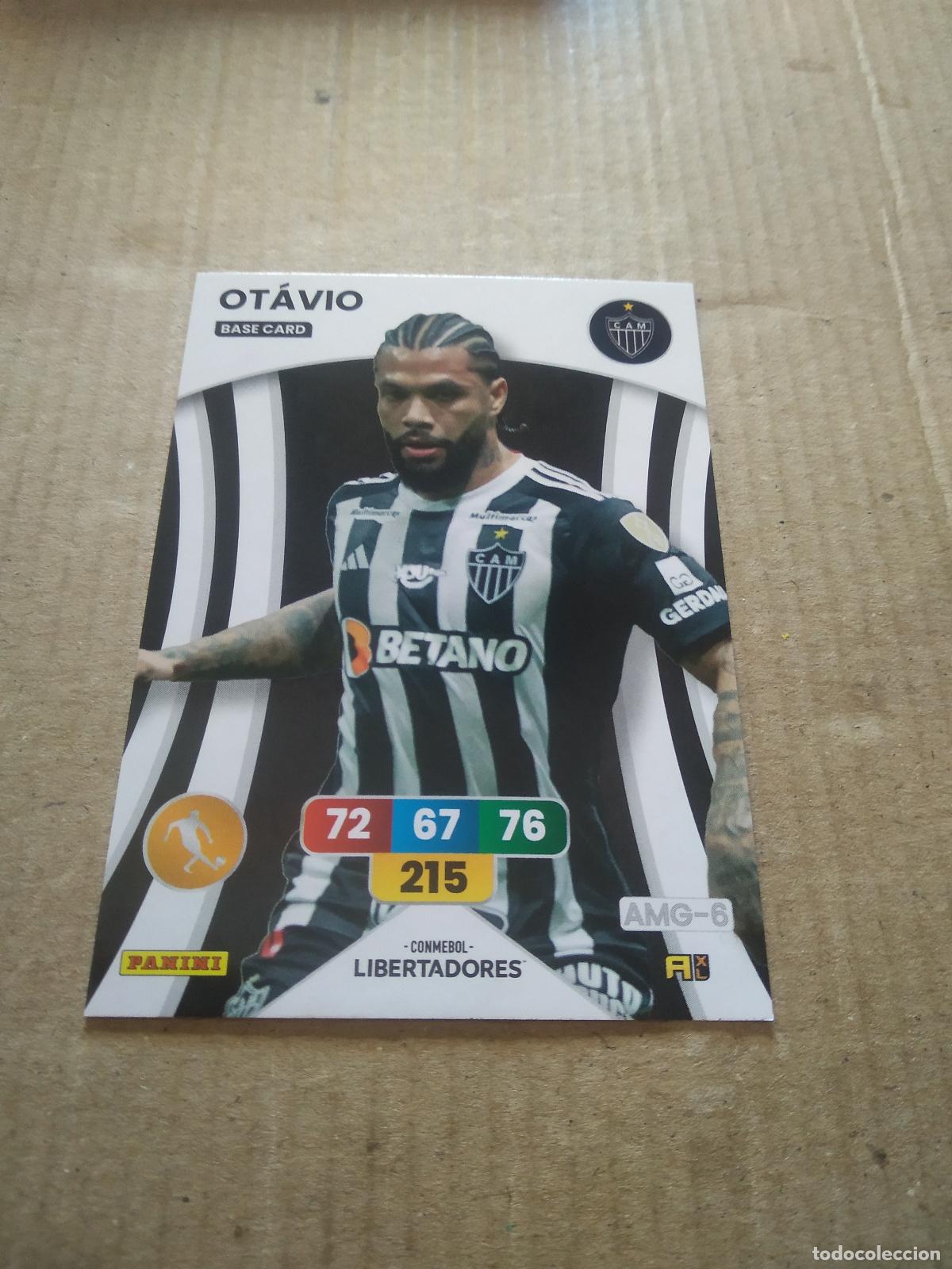 Cromos de F&uacute;tbol: OTAVIO ATLETICO MINEIRO CROMO FUTBOL PANINI ADRENALYN CONMEBOL LIBERTADORES SUDAMERICANA 2024