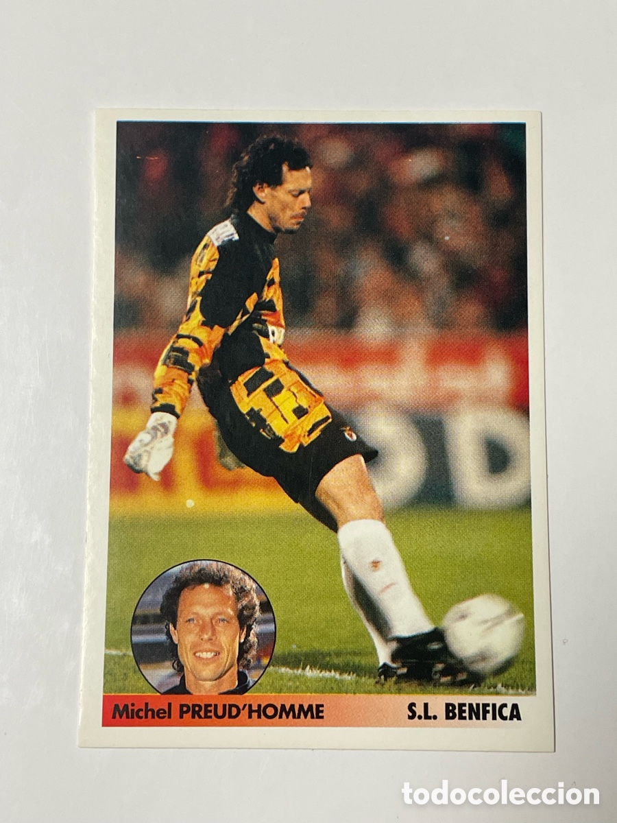 Cromos de F&uacute;tbol: Michel Preud&rsquo;homme Benfica Panini Los mejores equipos de Europa 1996/97 #67