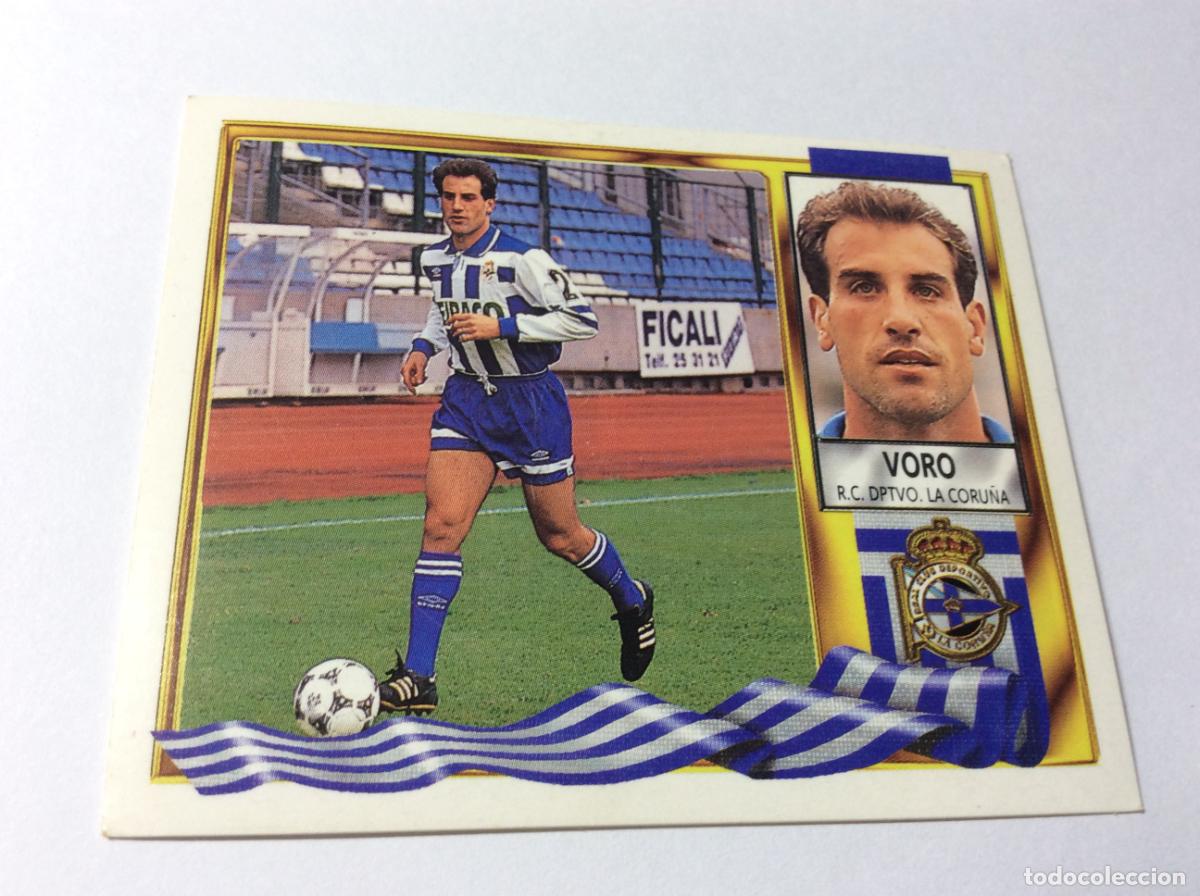 Cromos de F&uacute;tbol: Voro Deportivo La Coru&ntilde;a Este 95 96 1995 1996