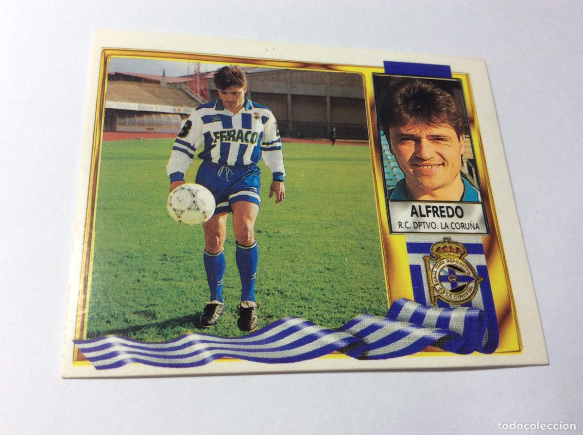 Cromos de F&uacute;tbol: Alfredo Deportivo La Coru&ntilde;a Este 95 96 1995 1996