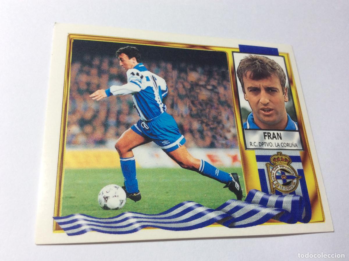 Cromos de F&uacute;tbol: Fran Deportivo La Coru&ntilde;a Este 95 96 1995 1996