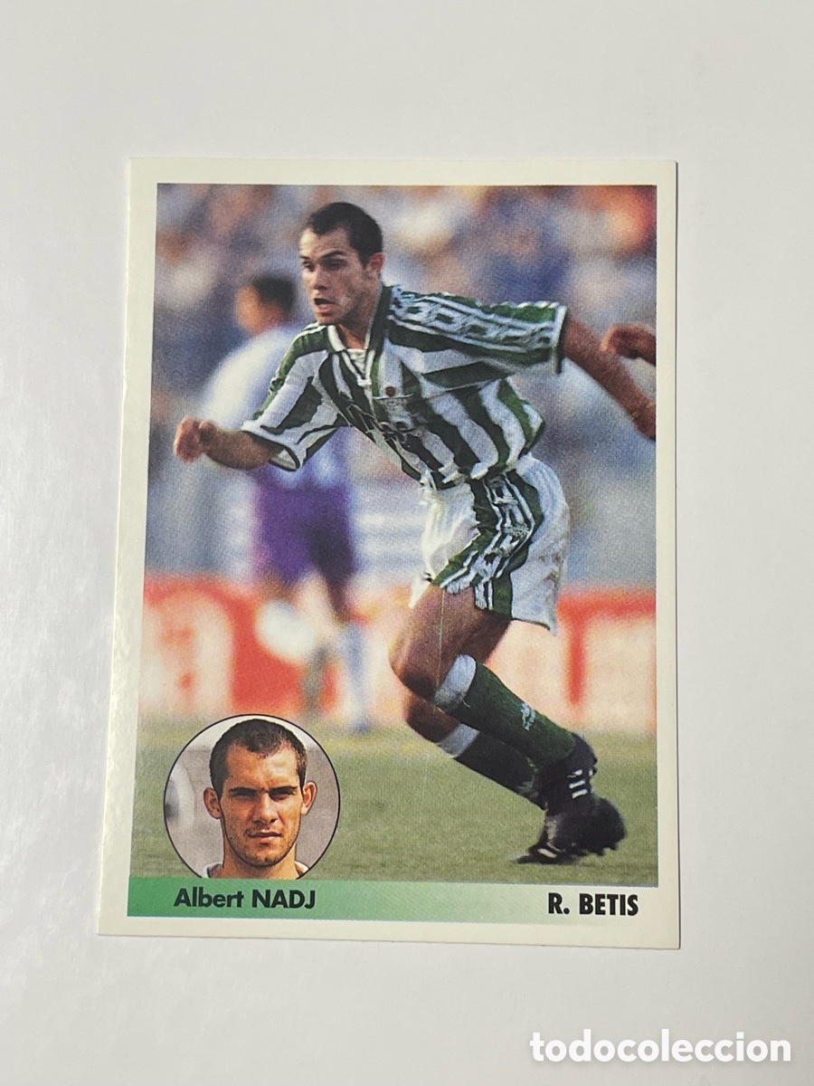 Cromos de F&uacute;tbol: Albert Nadj Betis Panini Los mejores equipos de Europa 1996/97 #87