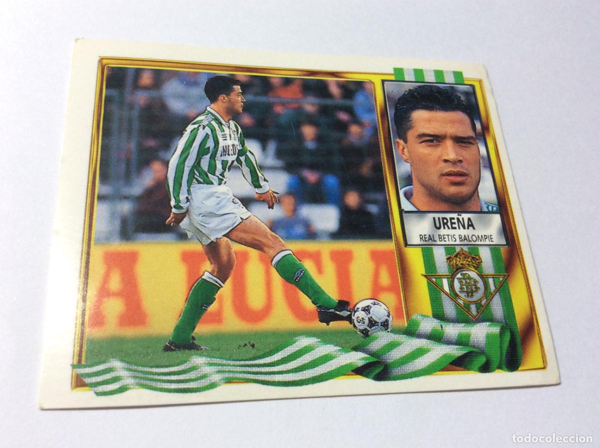 Cromos de F&uacute;tbol: Ure&ntilde;a Real Betis Este 95 96 1995 1996