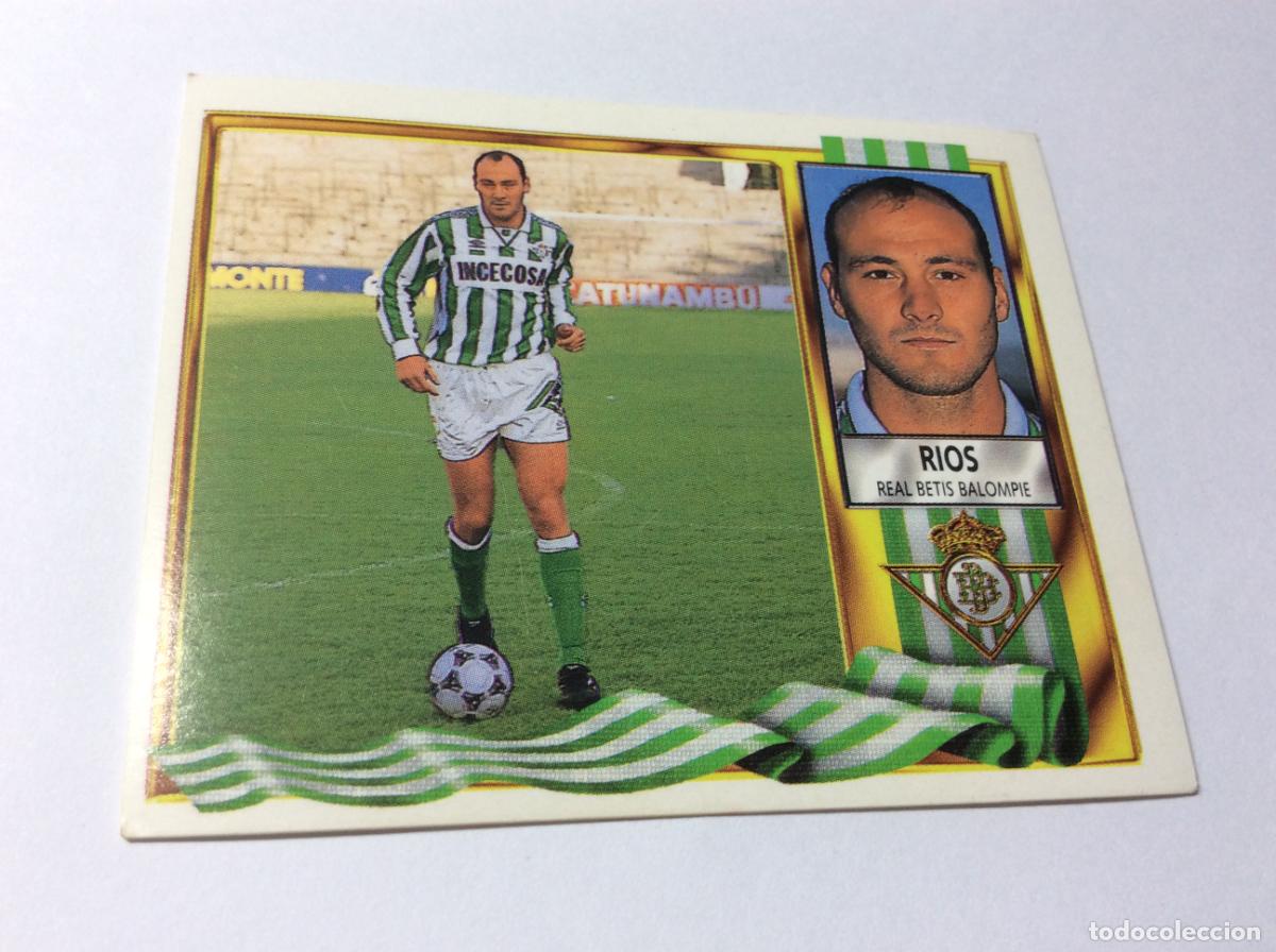 Cromos de F&uacute;tbol: Roberto R&iacute;os Real Betis Este 95 96 1995 1996