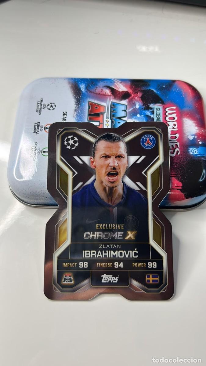 Cromos de F&uacute;tbol: Zlatan Ibrahimovic Exclusive Chrome X Topps Match Attax