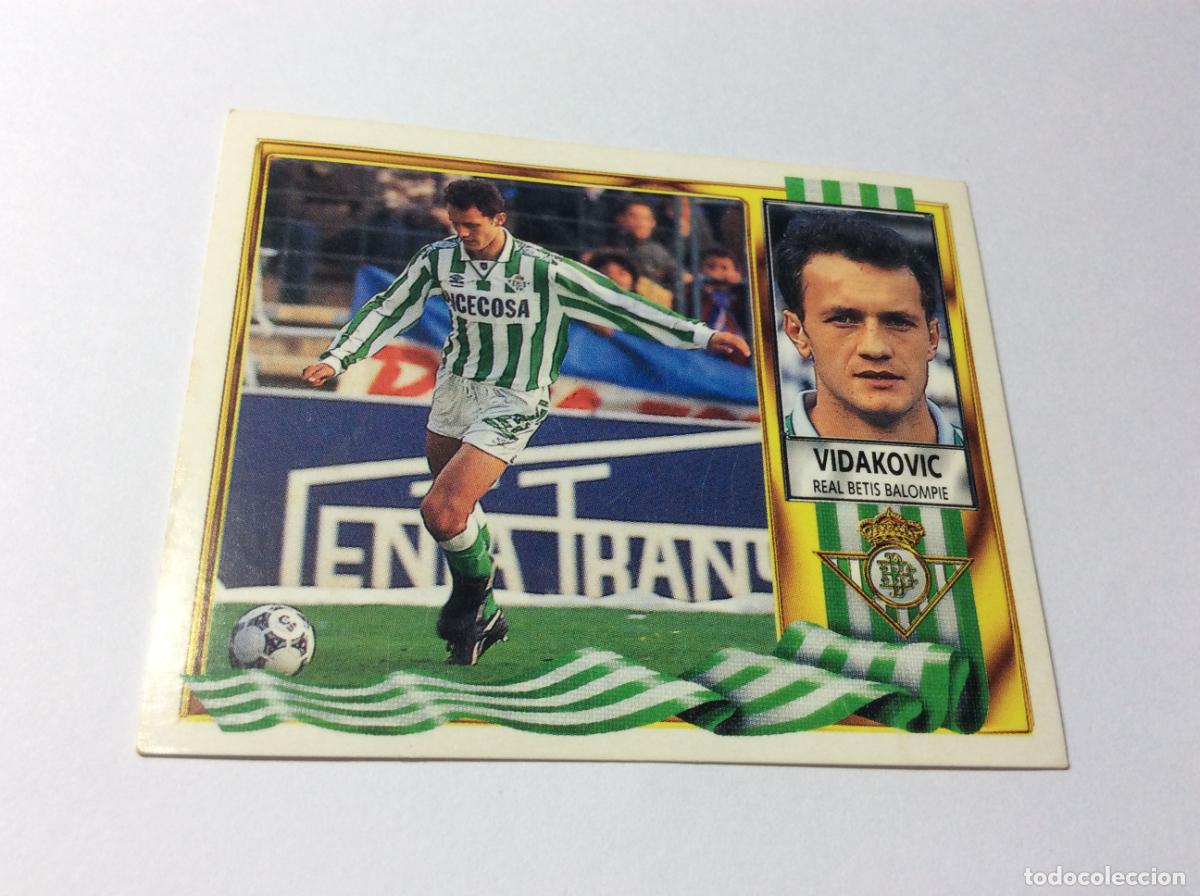 Cromos de F&uacute;tbol: Vidakovic Real Betis Este 95 96 1995 1996