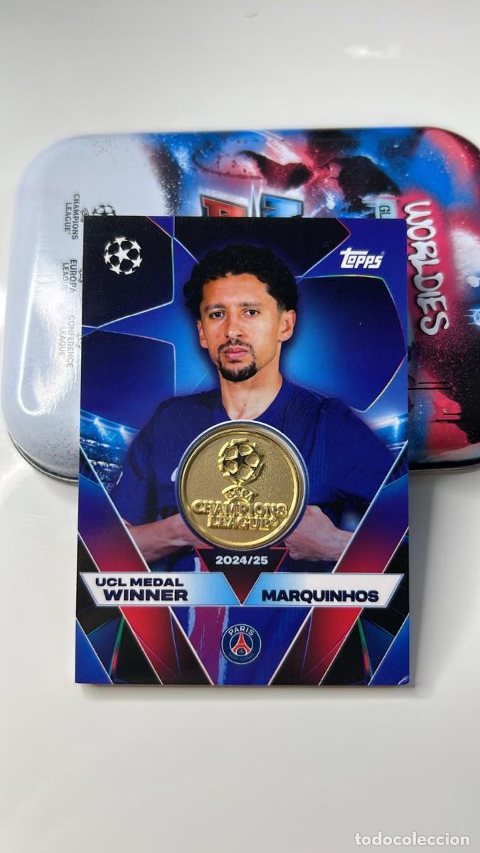 Cromos de F&uacute;tbol: Marquinhos UCL Medal Winner PSG 24/25 Topps Match Attax