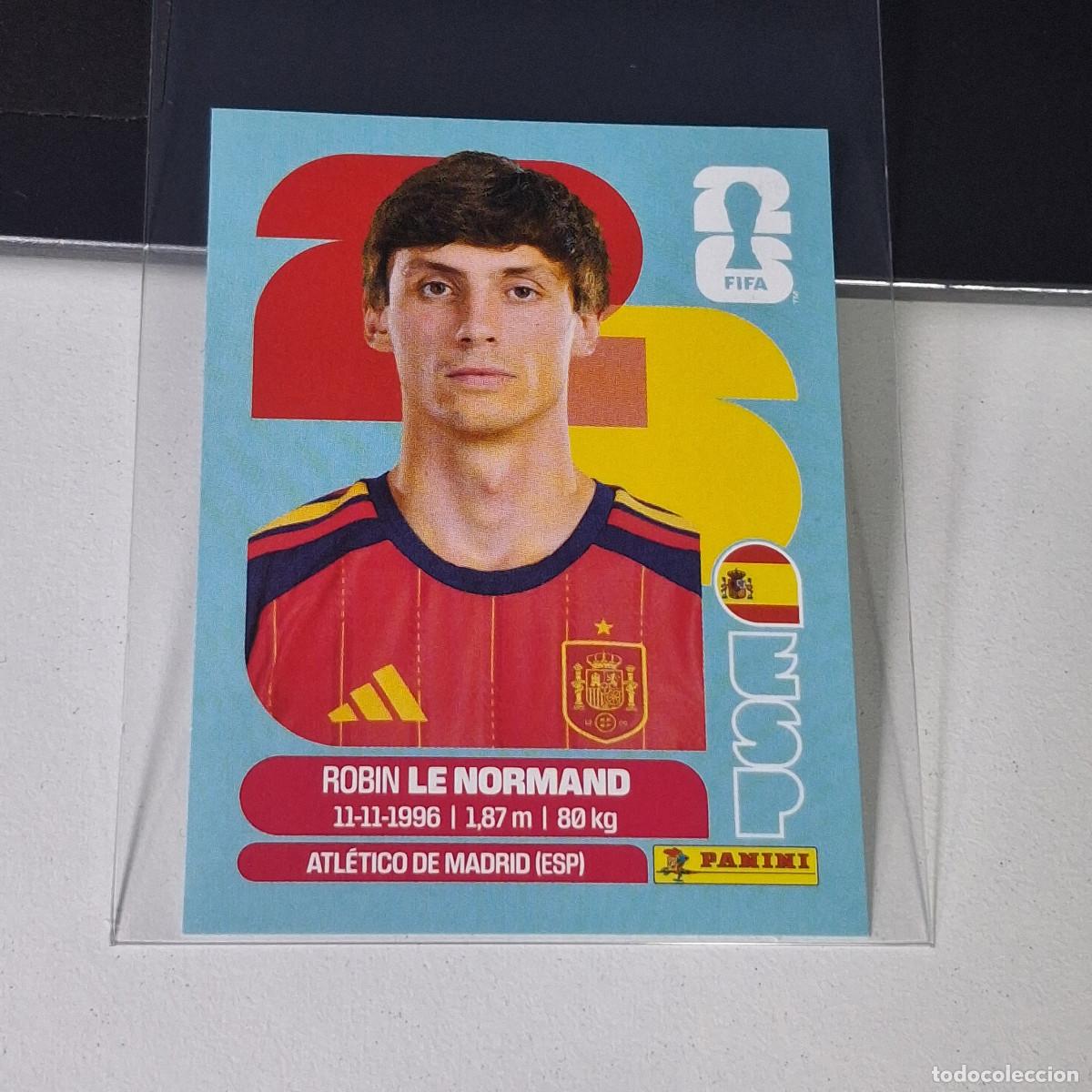 Cromos de F&uacute;tbol: B27 ESP3 ESP 3 ROBIN LE NORMAND ESPA&Ntilde;A SPAIN MUNDIAL FIFA WORLD CUP 2026 STICKER PANINI