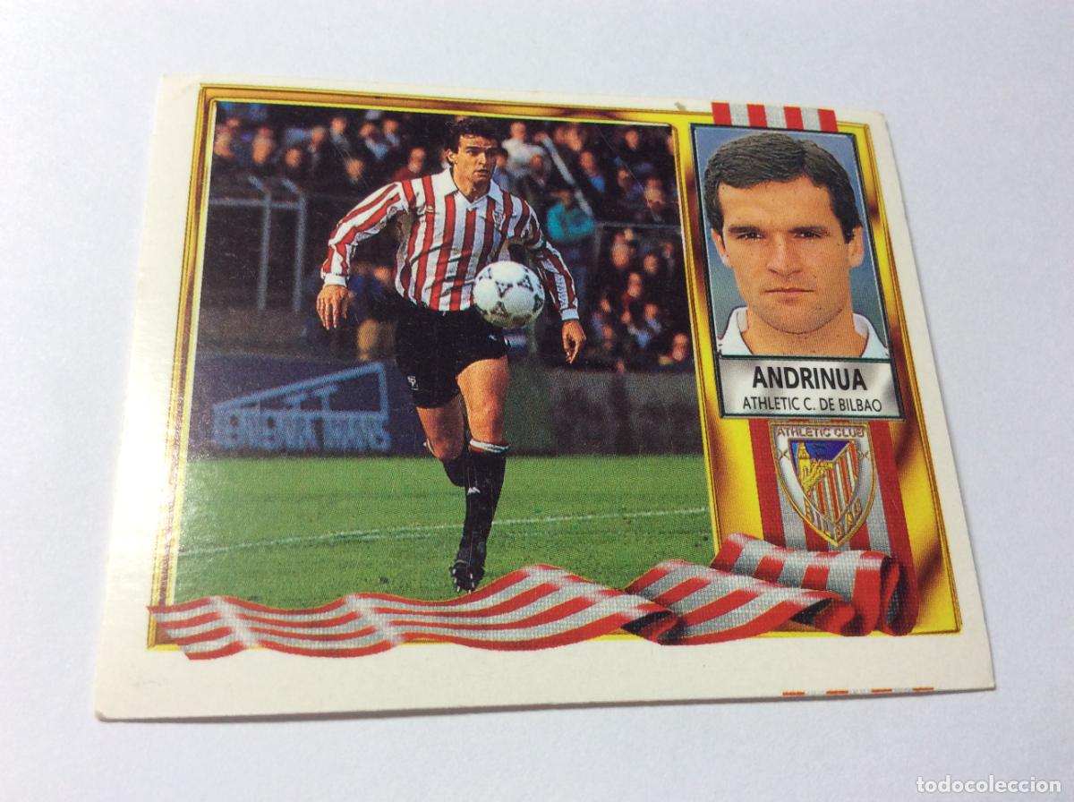 Cromos de F&uacute;tbol: Andrinua Athletic Bilbao Este 95 96 1995 1996