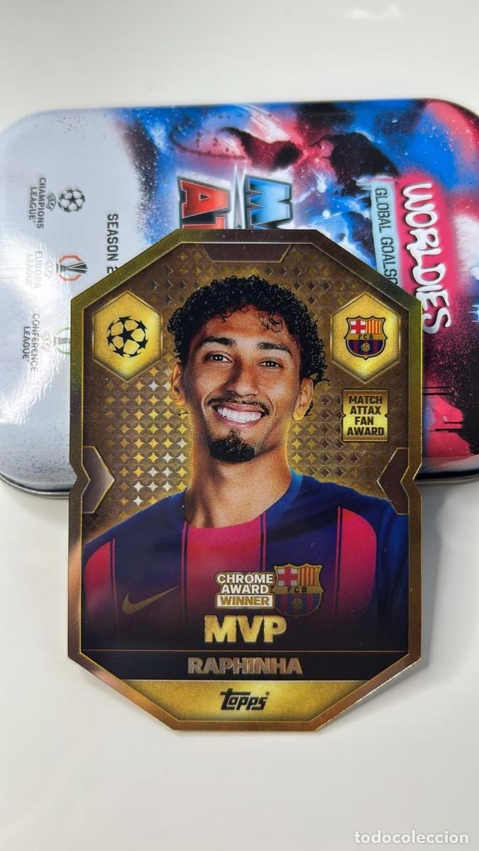 Cromos de F&uacute;tbol: Raphinha MVP Crome Award Winner Topps Match Attax