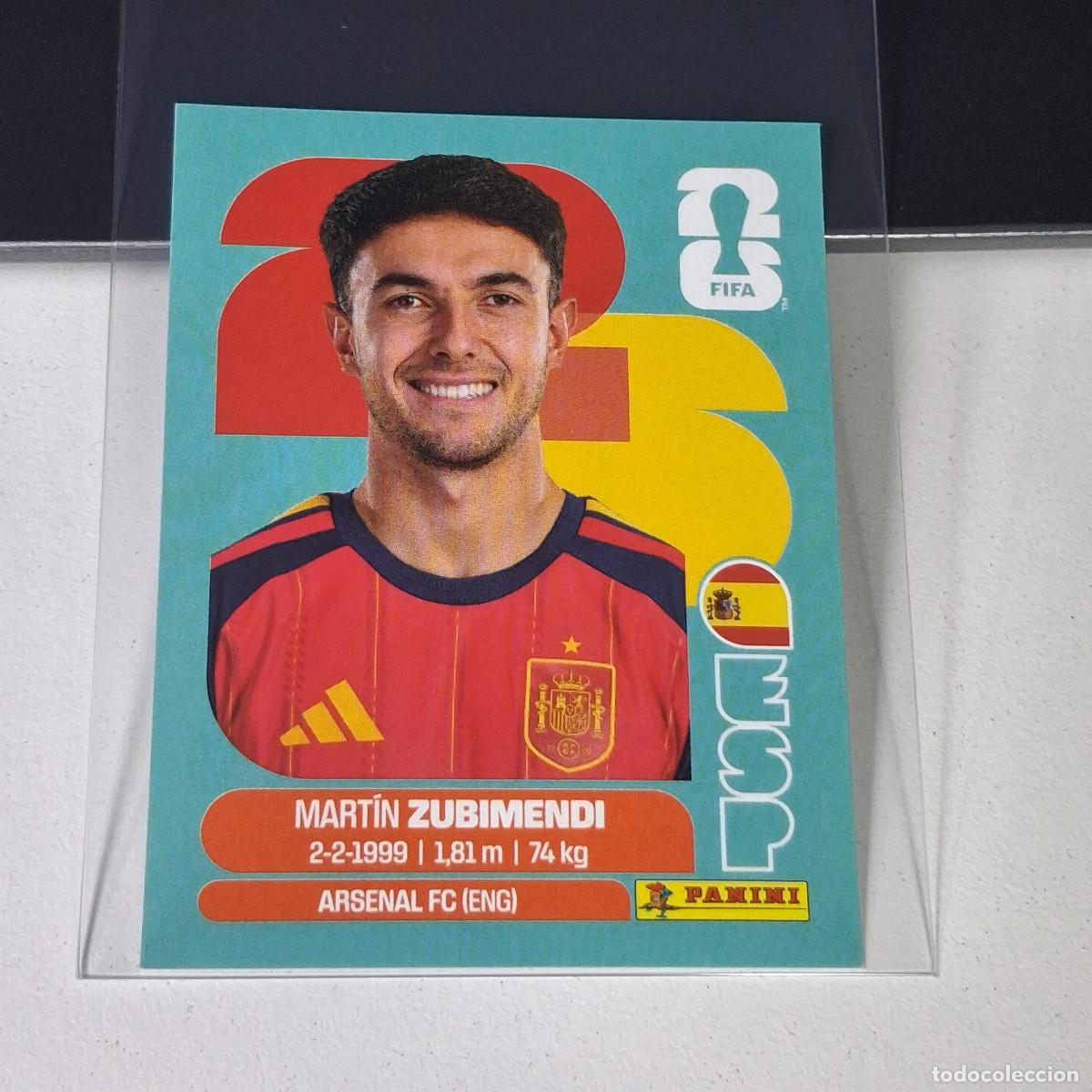 Cromos de F&uacute;tbol: B27 ESP 9 ESP9 MARTIN ZUBIMENDI ESPA&Ntilde;A ESPA&Ntilde;A SPAIN ESP MUNDIAL FIFA WORLD CUP 2026 STICKER PANINI