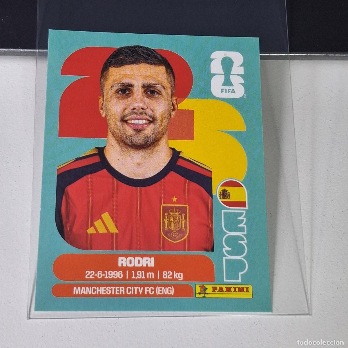 Cromos de F&uacute;tbol: B27 ESP 10 ESP10 RODRI ESPA&Ntilde;A SPAIN ESP MUNDIAL FIFA WORLD CUP 2026 STICKER PANINI