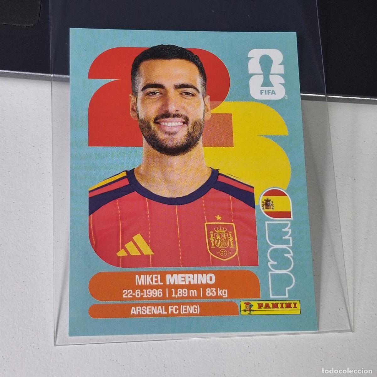 Cromos de F&uacute;tbol: B27 ESP14 MIKEL MERINO 14 ESPA&Ntilde;A ESP SPAIN ESPA&Ntilde;A MUNDIAL FIFA WORLD CUP 2026 STICKER PANINI