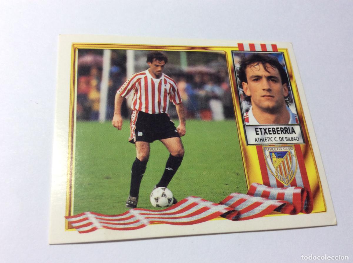 Cromos de F&uacute;tbol: Etxeberria Athletic Bilbao Este 95 96 1995 1996