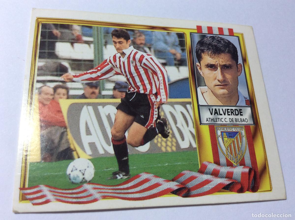 Cromos de F&uacute;tbol: Valverde Athletic Bilbao Este 95 96 1995 1996