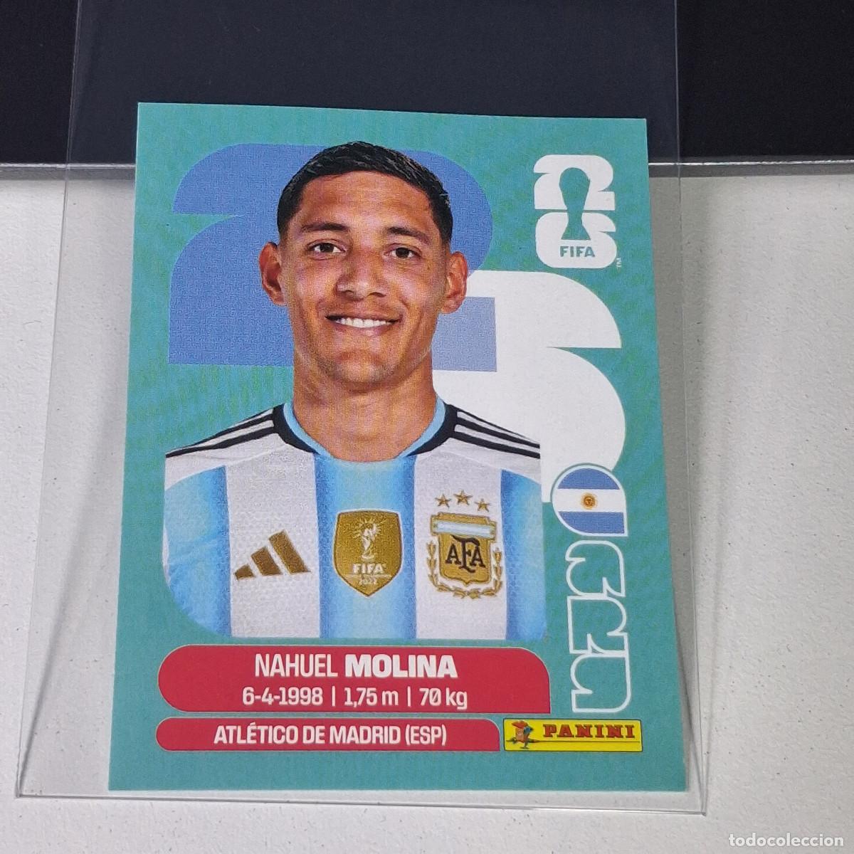 Cromos de F&uacute;tbol: B27 ARG3 NAHUEL MOLINA 3 ARGENTINA ARG MUNDIAL FIFA WORLD CUP 2026 STICKER PANINI