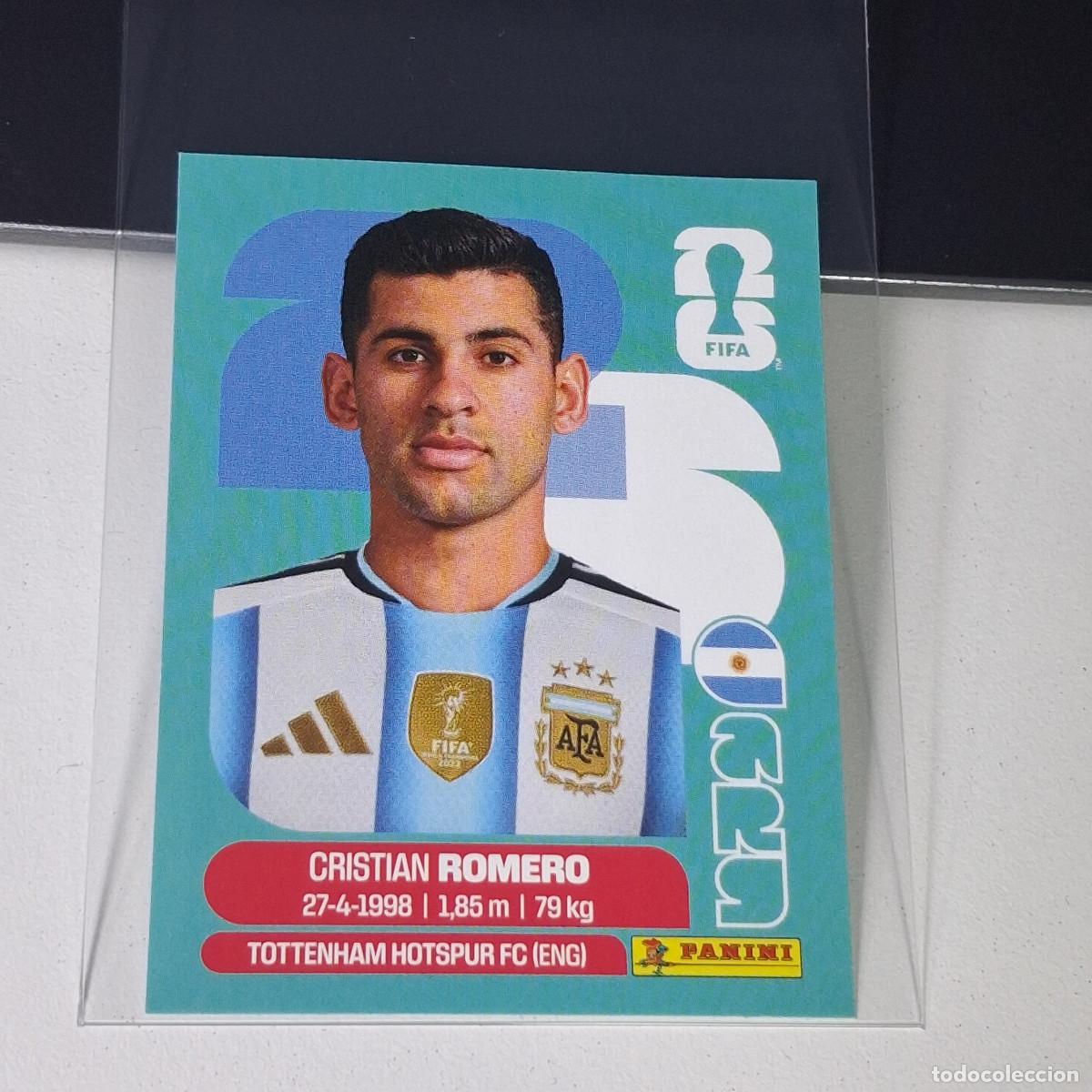 Cromos de F&uacute;tbol: B27 ARG 4 ARG4 CRISTIAN ROMERO ARGENTINA MUNDIAL FIFA WORLD CUP 2026 STICKER PANINI