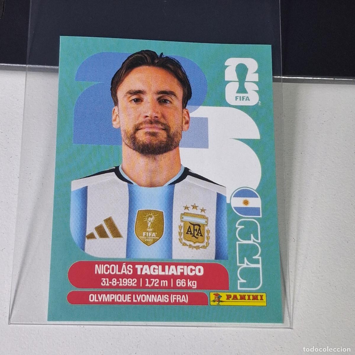 Cromos de F&uacute;tbol: B27 ARG6 NICOL&Aacute;S TAGLIAFICO ARG 6 ARGENTINA ARG MUNDIAL FIFA WORLD CUP 2026 STICKER PANINI
