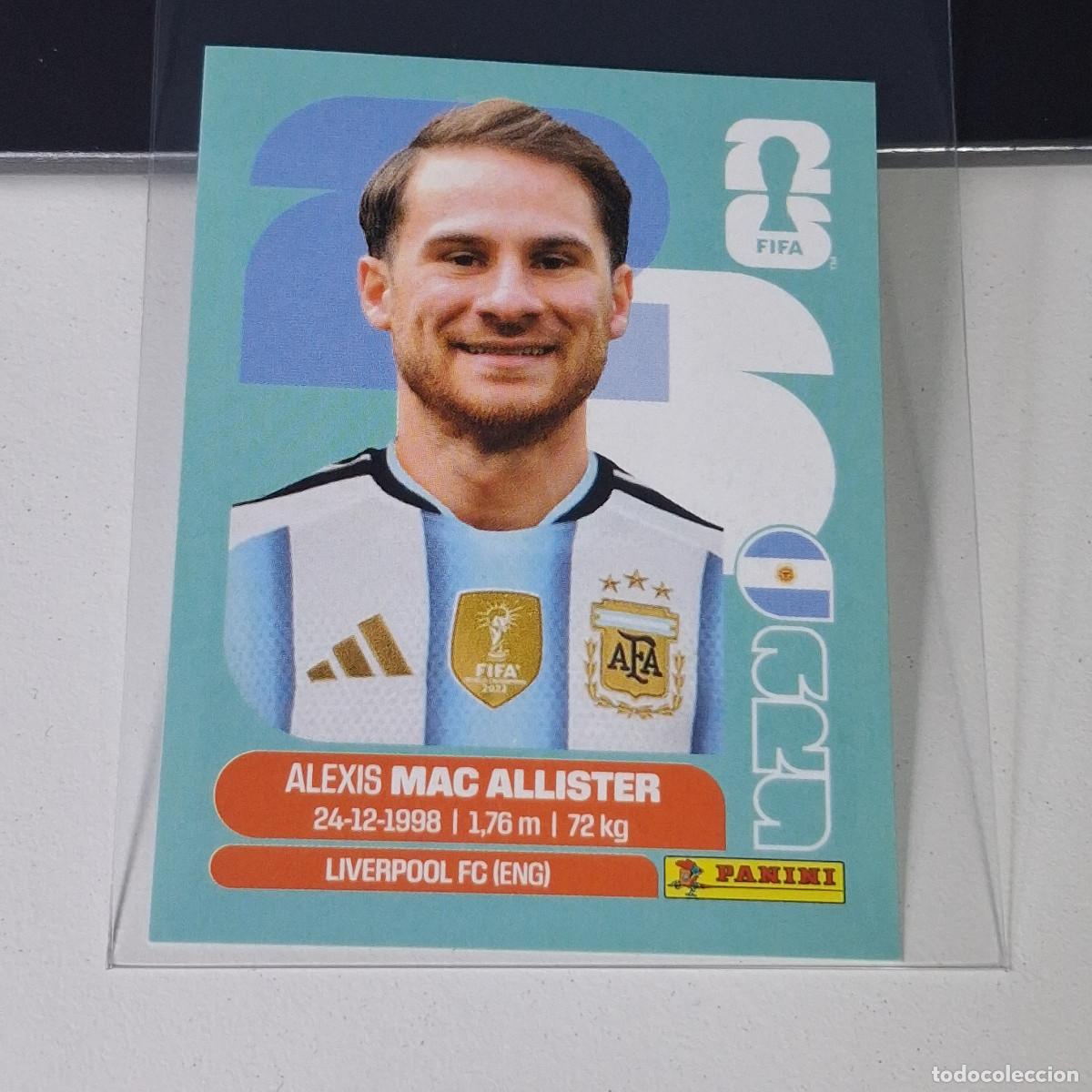Cromos de F&uacute;tbol: B27 ARG9 ALEXIS MAC ALLISTER 9 ARGENTINA ARG MUNDIAL FIFA WORLD CUP 2026 STICKER PANINI