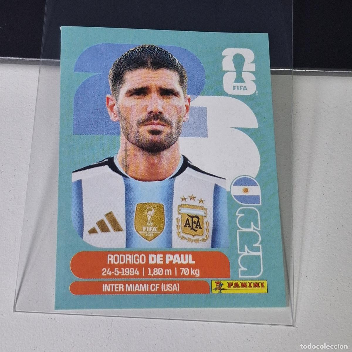Cromos de F&uacute;tbol: B27 ARG10 RODRIGO DE PAUL 10 ARGENTINA ARG MUNDIAL FIFA WORLD CUP 2026 STICKER PANINI