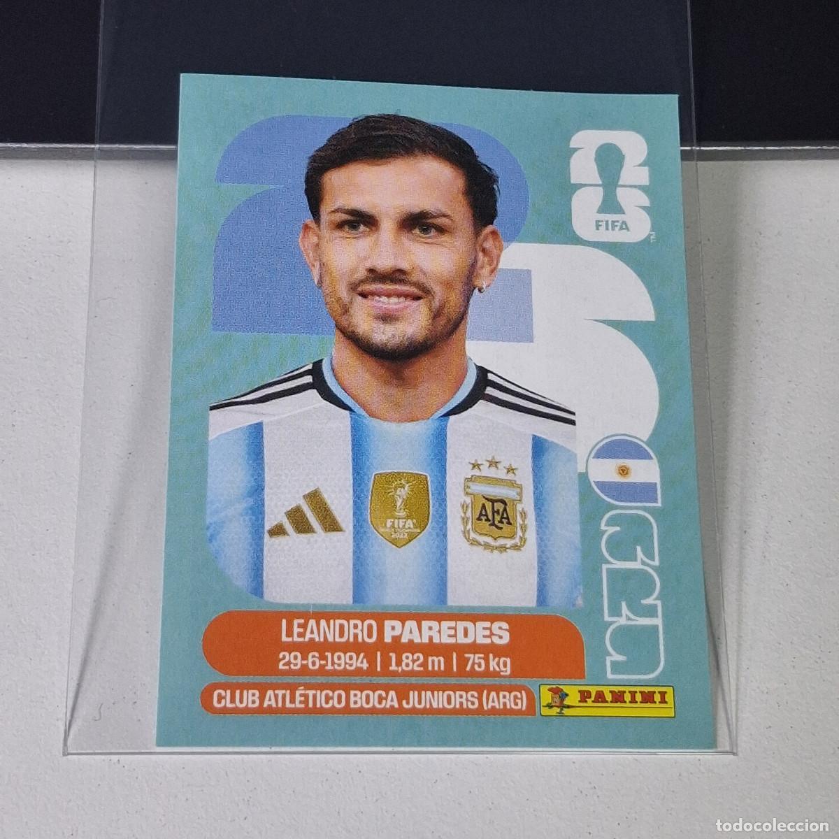 Cromos de F&uacute;tbol: B27 ARG12 LEANDRO PAREDES ARG 12 ARGENTINA MUNDIAL FIFA WORLD CUP 2026 STICKER PANINI