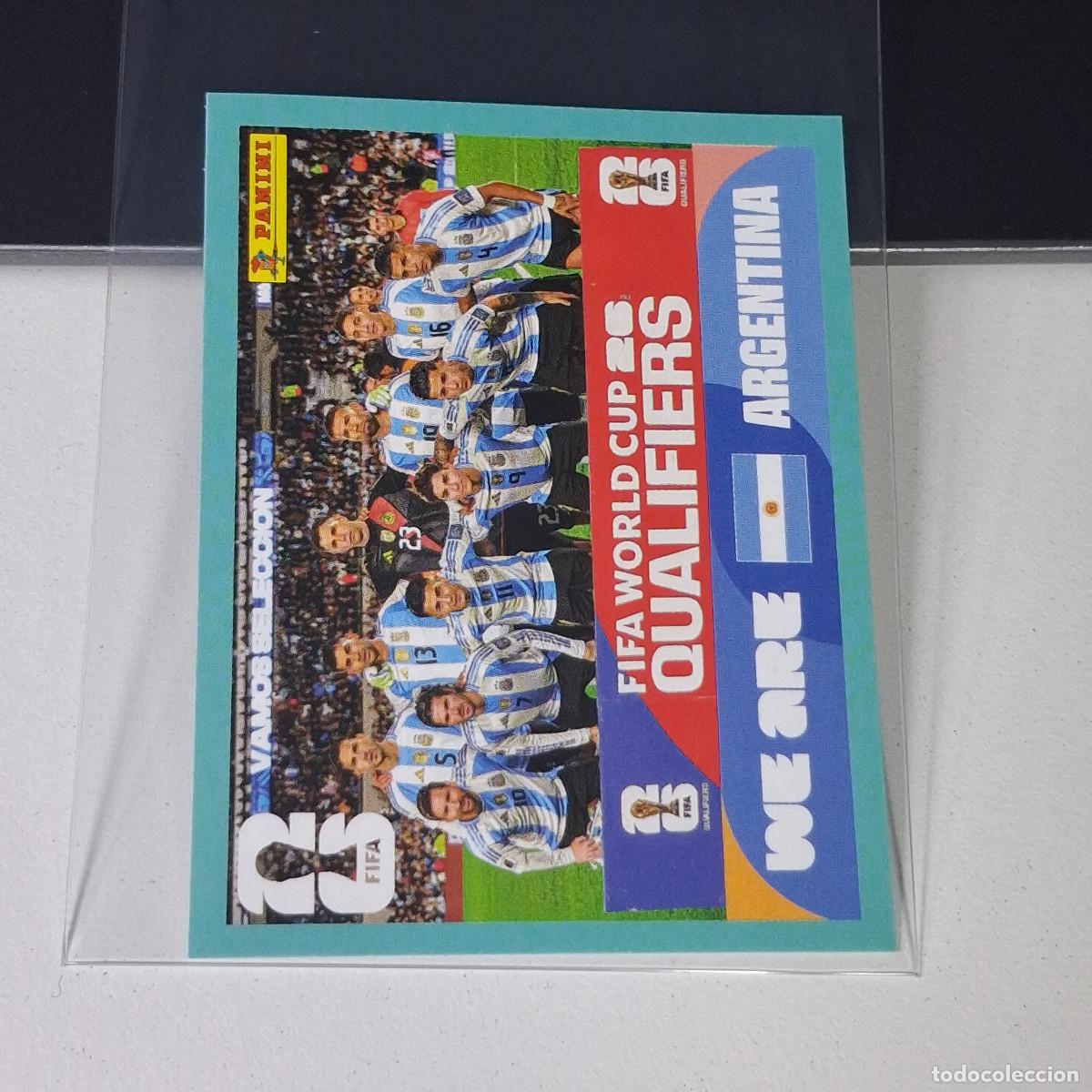 Cromos de F&uacute;tbol: B27 ARG13 TEAM PHOTO EQUIPO 13 ARGENTINA ARG MUNDIAL FIFA WORLD CUP 2026 STICKER PANINININI