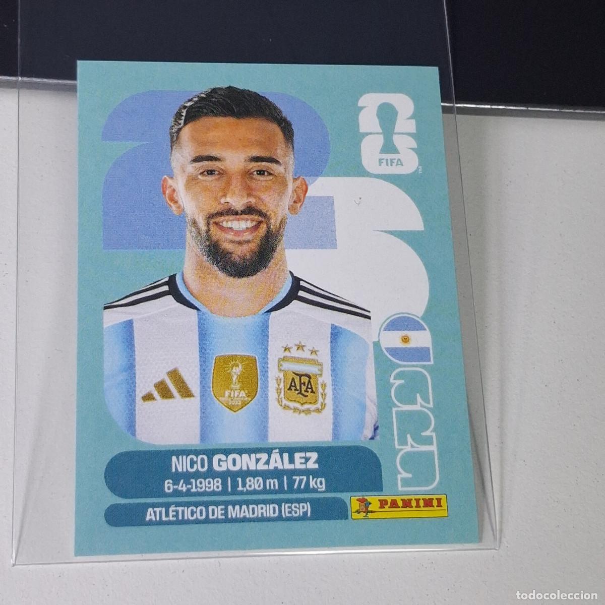 Cromos de F&uacute;tbol: B27 ARG16 NICO GONZ&Aacute;LEZ 16 ARGENTINA ARG MUNDIAL FIFA WORLD CUP 2026 STICKER PANINI