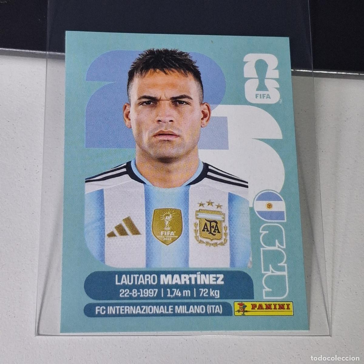 Cromos de F&uacute;tbol: B27 ARG 18 ARG18 LAUTARO MARTINEZ ARGENTINA ARG MUNDIAL FIFA WORLD CUP 2026 STICKER PANINI