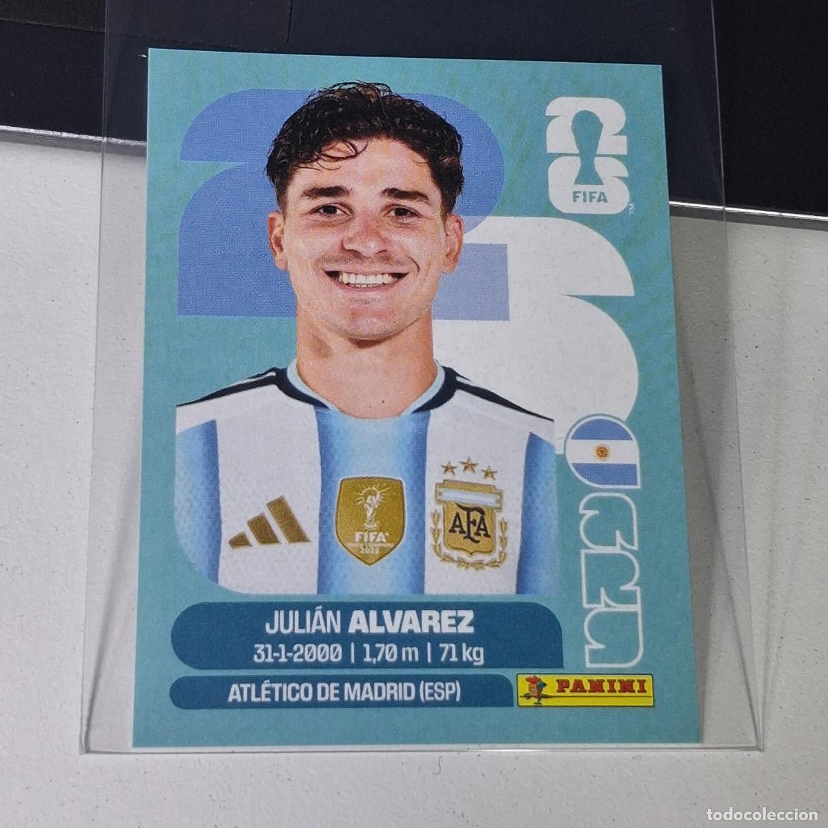 Cromos de F&uacute;tbol: B27 ARG19 JULI&Aacute;N &Aacute;LVAREZ ARG 19 ARGENTINA MUNDIAL FIFA WORLD CUP 2026 STICKER PANINI