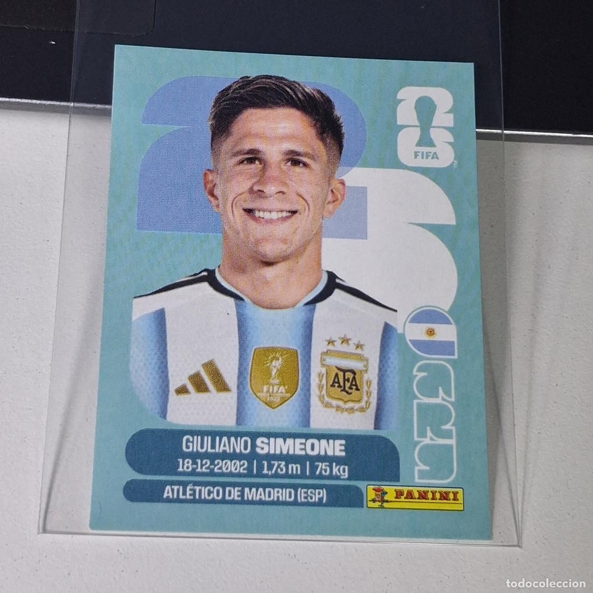 Cromos de F&uacute;tbol: B27 ARG20 GIULIANO SIMEONE ARG 20 ARGENTINA ARG MUNDIAL FIFA WORLD CUP 2026 STICKER PANINI