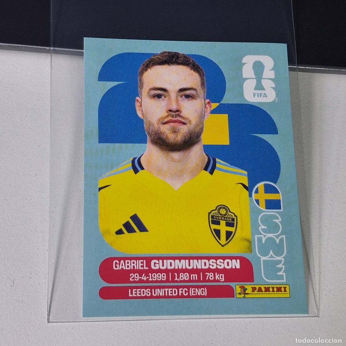 Cromos de F&uacute;tbol: B27 SWE 4 SWE4 GABRIEL GUDMUNDSSON SUECIA SWEDEN SWE MUNDIAL FIFA WORLD CUP 2026 STICKER PANINI