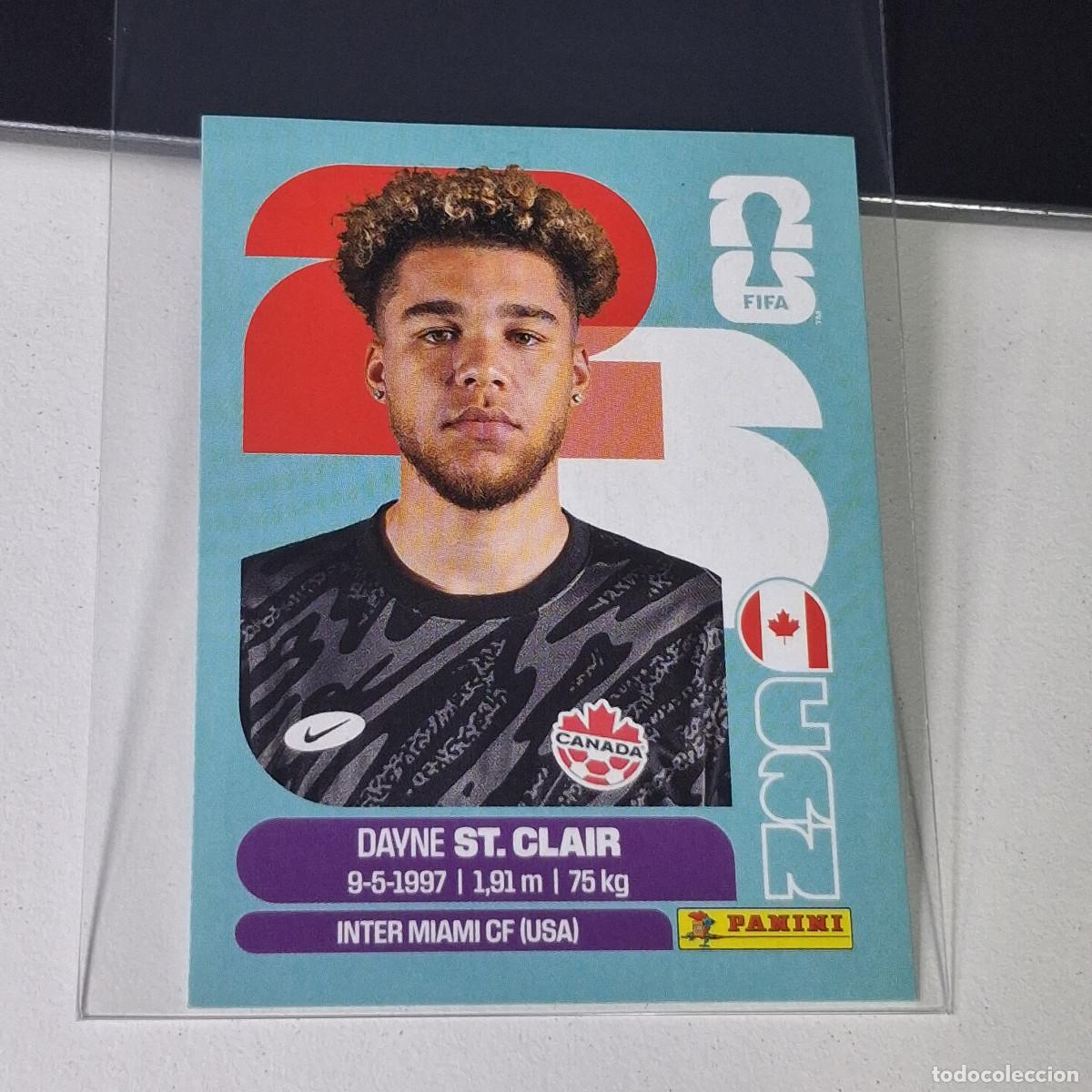 Cromos de F&uacute;tbol: B27 CAN 2 CAN2 DAYNE ST CLAIR CANADA MUNDIAL FIFA WORLD CUP 2026 STICKER PANINI