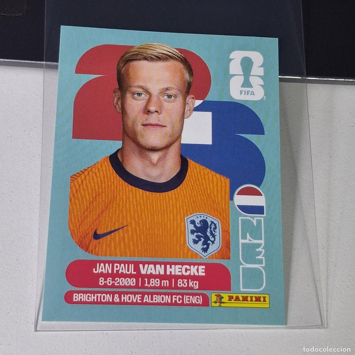 Cromos de F&uacute;tbol: B27 NED9 JAN PAUL VAN HECKE 9 PA&Iacute;SES BAJOS HOLANDA NED MUNDIAL FIFA WORLD CUP 2026 STICKER PANINI