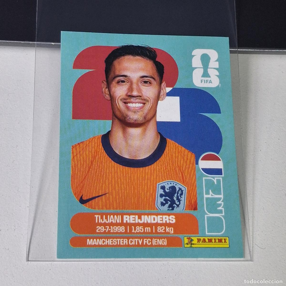 Cromos de F&uacute;tbol: B27 NED10 TIJJANI REIJNDERS 10 PA&Iacute;SES BAJOS HOLANDA NED MUNDIAL FIFA WORLD CUP 2026 STICKER PANINI