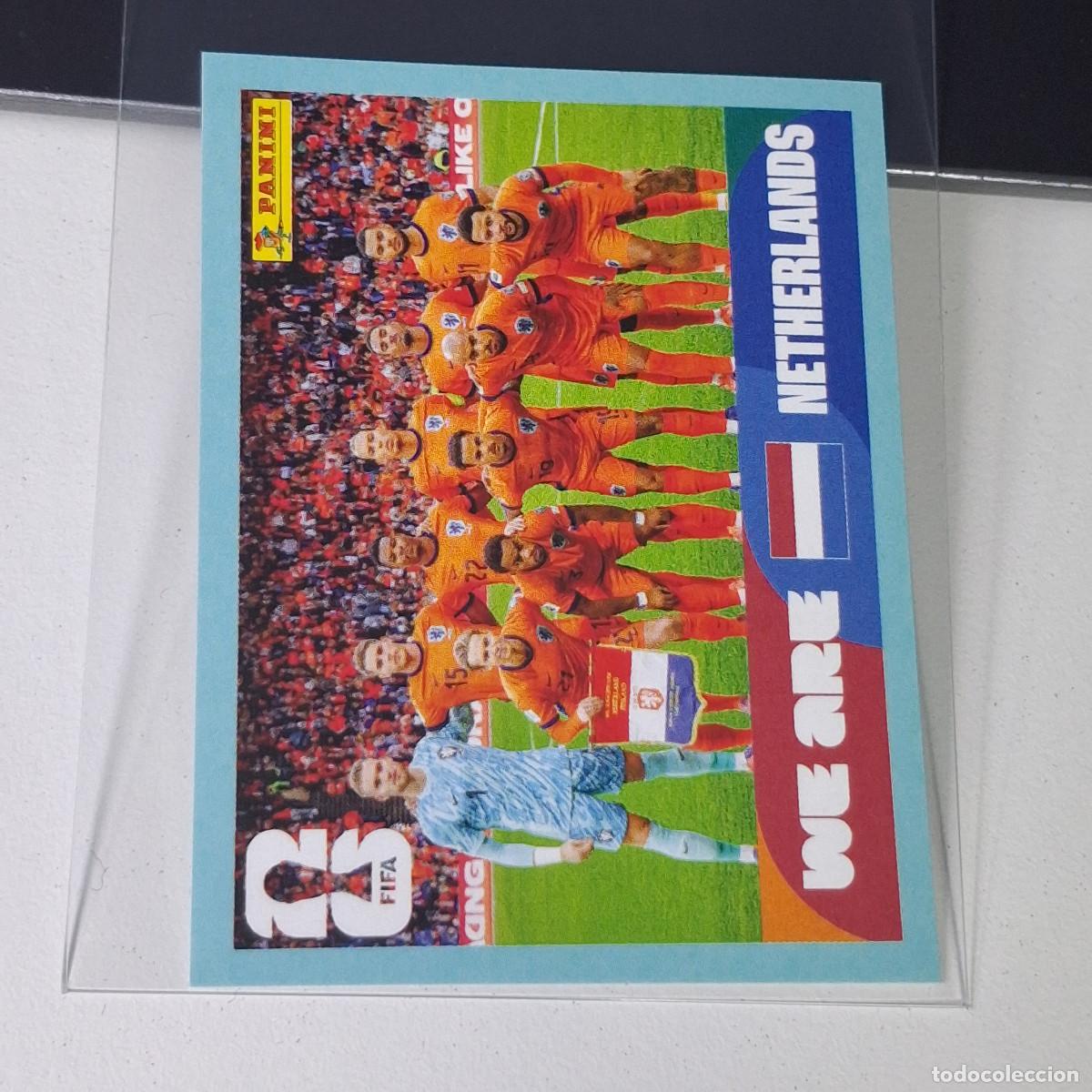 Cromos de F&uacute;tbol: B27 NED13 TEAM PHOTO EQUIPO 13 PA&Iacute;SES BAJOS HOLANDA NED MUNDIAL FIFA WORLD CUP 2026 STICKER PANINI
