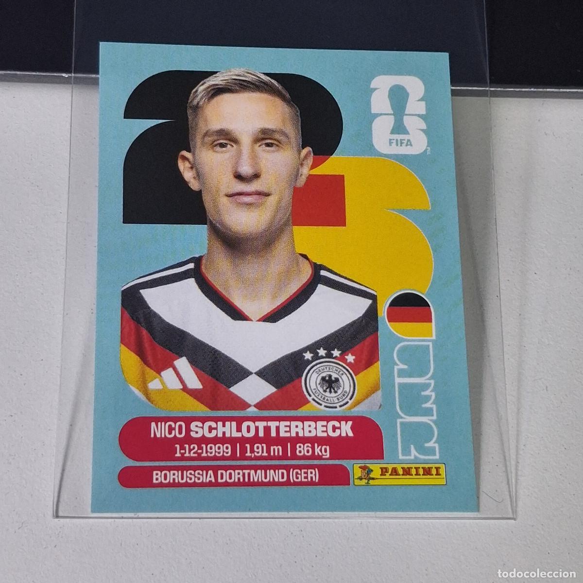 Fu&szlig;ball-Sticker: B27 GER5 NICO SCHLOTTERBECK 5 ALEMANIA GERMANY GER MUNDIAL FIFA WORLD CUP 2026 STICKER PANINI